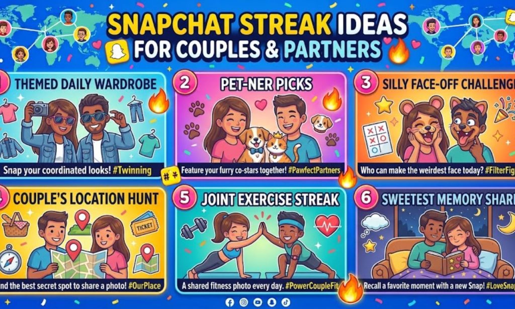 Snapchat Streak Ideas for Couples and Partners